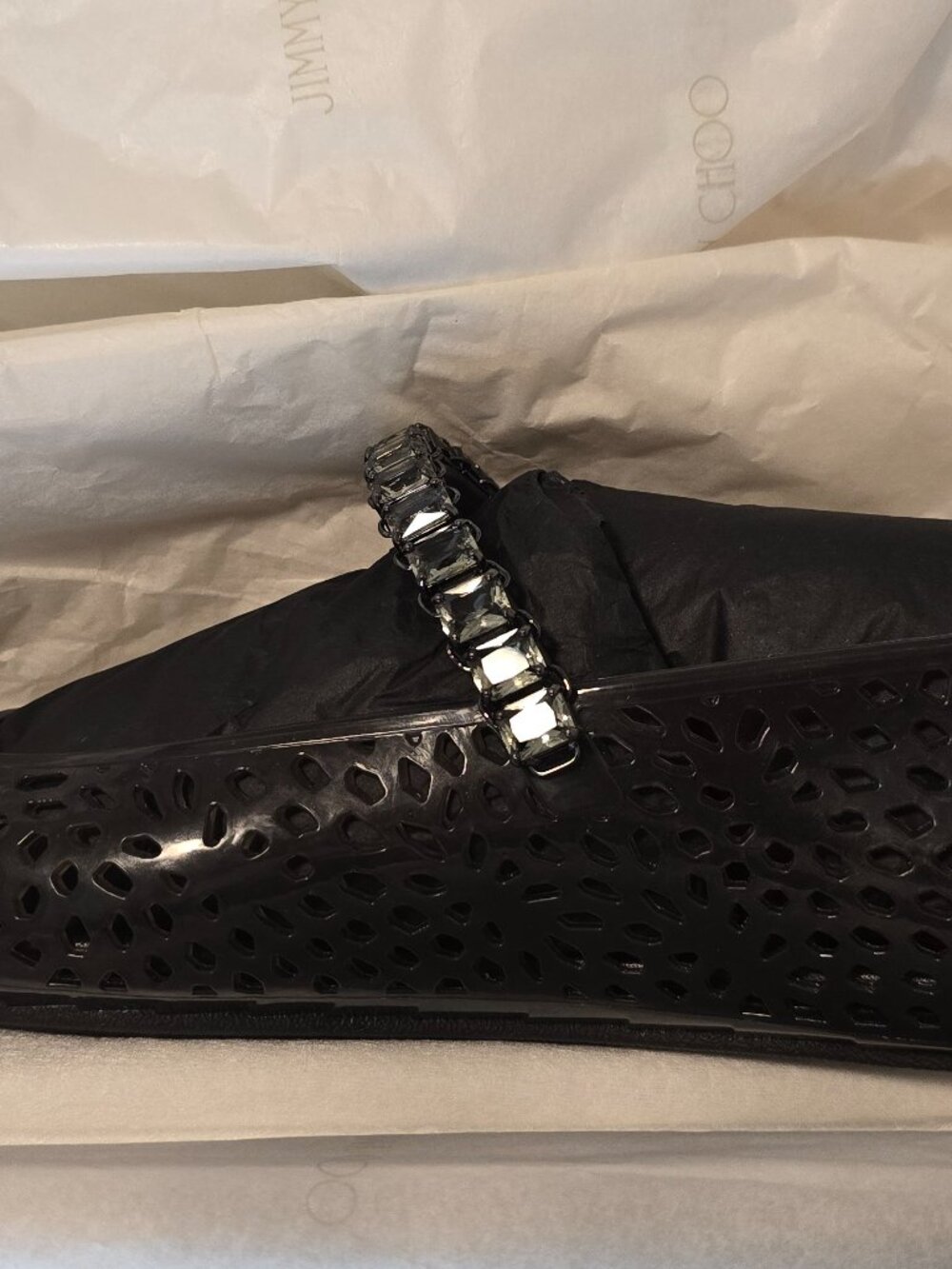 JIMMY CHOO JELLY FLATS - Picture 3 of 10